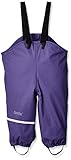 CareTec Kinder Regenlatzhose mit Fleecefutter, Purple (633), 104