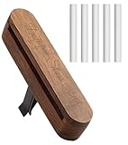 TAKONE Auto Lufterfrischer Nachfüllbar – Duftstecker Auto aus Schwarzem Walnussholz mit 5 Ersatzstäbchen – Aroma Diffuser Auto – Geschenk zu Weihnachten, Führerschein & Prüfungen