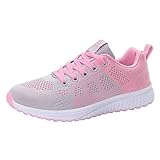 EQWIGKEIT Laufschuhe Damen Sportschuhe Luftpolster Atmungsaktiv Turnschuhe rutschfeste Sneaker Licht Mesh-Oberfläche Straßenlaufschuhe Joggingschuhe Walkingschuhe Fitness Schuhe #1