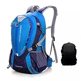 YIHANSS 25L Outdoor-Bergsteigerrucksack Herren-Fahrradrucksack Damen-Wanderrucksack (Farbe: Schwarz, Größe