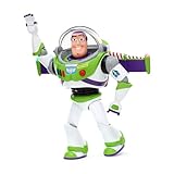 Disney Store Official - Pixars Toy Story - Buzz Lightyear - Interaktive sprechende Actionfigur - 36 cm/14' - Space Ranger - Über 15 englische Sätze - Interagiert mit Anderen Charakteren - Ab 3 Jahren
