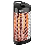 Heimwert Infrarot Stand Heizstrahler – Sofortige Wohlfühlwärme für Terrasse & Innenbereich, mobil & effizient, geräuschlos & allergikerfreundlich - Testurteil Sehr gut (52cm Höhe)