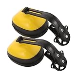 Veemoon 1 Paar Schalldichte Ohrenschützer Lärmschutz Ohrenschützer Sicherheitskopfhörer Gehörschutz Für Lärm Gehörschutz Bauhelm Mit Ohrenschützern Gelber Hochdichter Schwamm