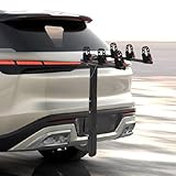 Fahrradträger für Kofferraum Auto-Fahrradträger,Eingeklappt Heckträger fürs Auto Fahrradhalter für Autos, Lastwagen, Vans und SUVs