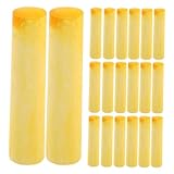 DIKACA 20 Stück Kreide für Bürgersteig im Freien waschbare Farbe Party Kreide malen Jumbo-Kreide Große Kinderkreide Tafelkreide Haushalt Kinderkreide Gipspulver Yellow