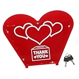 ARTIBETTER Dekorative Spendenbox für Schreibtisch Professionelle Vorschlagsbox mit Schloss für Kommentare und Spenden Langlebig und Leicht