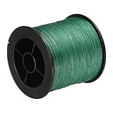 PATIKIL 547 Yard/1640 FT PE Angelschnur, 15 lb Monofilament Schnur Draht mit Fluorocarbon-Beschichtung für DIY Handwerk Hängedekoration, Grün