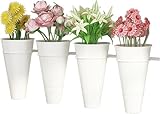 Blumenständer – Wandmontierter dekorativer Pflanzenhalter, Kunststoff, für drinnen und draußen, Blumentopfhalter für frische Blumenarrangements