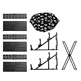 Haustier-Kletterleiter mit 3 Ebenen, Hundetreppe für kleine Hunde und Katzen, tragbare, rutschfeste, abnehmbare Haustierrampe mit weichem Flanellbezug, leichtes, langlebiges