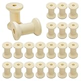 20 Stück Retro-Holzspulen, Kreatives Holzspielzeug, Aufklärungsspielzeug Für Kinder, Spulen Für Handgefertigtes Heimwerken