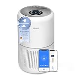 LEVOIT Luftreiniger mit HEPA Luftfilter gegen 99,97 Prozent Schimmel Staub Pollen Tierhaare, Luftqualitäts-Feedback und Auto-Modus, CADR 240m³/h für Raucherzimmer, Air Purifier 22dB Schlafmodus Timer