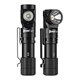 WUBEN L1 Taschenlampe LED Aufladbar Extrem Hell, 2000 Lumen Taschenlampen Batteriebetrieben, Doppelte LichtquelleTaktische Taschenlampe, Wasserdicht Flashlight Torch für Outdoor Notfälle Camping (P9)