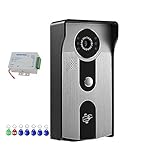 SXYGYWA Türklingel Kamera Smart WiFi Video Tür Telefon RFID Karte Steuerung 1080P Outdoor Drahtlose Türklingel IP Kamera Intercom System Fern Entsperren Villa(IDTWIFI-DC 3A)