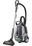AEG Staubsauger mit Beutel, 70% Recyclingmaterial, inkl. Zusatzdüsen, 12 m, 700 Watt, nur 65 dB(A), 5 l Staubbeutelvolumen, Waschbarer Filter, Neue Technische Version, schwarzgrün, VX9-2-ÖKO