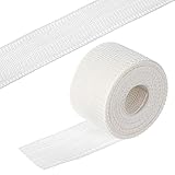 Tweruna 4 m Baumwollband Fischgräten-Nähband zum Säumen, 3,5 cm breites Vorhangsäumband für schmale und gebogene Säume, Fischgräten-Säumführung für Kleider, Hochzeits-Schleierrock