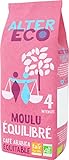 ALTER ECO - Café Moulu Balance - Arabica Bio Kaffee - Fairtrade - Intensität 4 - 6 x 250 g