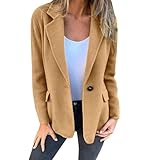 Generisch Wollmantel Damen Lang Trenchcoat Mantel Trench Winter Herbst ÜBergang Lange Sportlich Jacke Elegante ÜBergangsjacke Fleecejacke Outdoorjacke mit Kunstfell GüNstig Cardigan Wintermantel