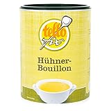 Tellofix Hühner-Bouillon - Vielseitige Geflügel-Brühe, als Universal-Würzmittel zum Verfeinern einsetzbar - kalorienarm - 1 x 500 g