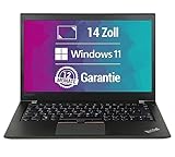 Lenovo ThinkPad T460 14 Zoll Full HD Laptop Intel Core i5-6300U@ bis zu 3 GHz 8 GB 256 GB SSD mit Windows 11 Pro & GRATIS Antiviren-Software HDMI inkl. 12 Monate Garantie (Generalüberholt)