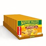 Nature Valley Protein Riegel Snacksize Salted Caramel Nut, Protein Snack Müsliriegel für unterwegs, Fitness & Sport, glutenfrei, 8er Pack, 32 Riegel