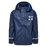 LEGO Wear Jungen Jonathan 101-RAIN Jacket Regenjacke, Blau (Dark Navy 589), 128