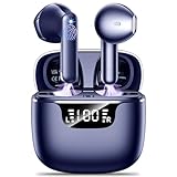 Godyse Bluetooth-Kopfhörer, kabellos, Bluetooth 5.4, mit 4 ENC, Geräuschunterdrückung, Mikrofon, IPX6, wasserdicht, HiFi, Stereo, Touchscreen, 42 Stunden, kabellose Kopfhörer für iOS Android