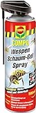 COMPO Wespen Schaum-Gel Spray – Wespenspray mit Sprührohr – wirkt gegen Wespen und Wespennester – Sofort- und Langzeitwirkung – Wespenschaum als Wespenspray – 500 ml