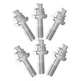 STOBAZA 6 Stück Teiliges Seitenpfosten Batteriebolzen Kupfer Schrauben für Autobatterien Kompatibel Verschleißfest Präzise Gewinde Stabile Verbindung für Auto und Boot