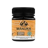 OKO HONI Mānuka Honig 400 MGO + 250g hergestellt & abgefüllt in Neuseeland mit zertifiziertem Methylglyoxal Gehalt, natürlich reiner Manuka Honig, vegetarisch & laborgeprüft