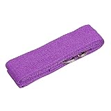 Yoga Gurt Yogagurt Zubehör Yoga Band Yogagurt Mit Schnalle Dehnungsband Stretching 250 x 3,8 cm,für Yoga, Pilates und Dehnübungen(Lila)