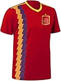 Blackshirt Company Spanien Trikot Fußball WM EM Fan Trikot Rot