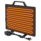 Hühnerkoopheizung, 160 -W -Strahlungswärme, einstellbare Temperatur für den Gebrauch in Innenräumen und Außenbereich, ideal für Winterkomfort, 15,3 x 11,4 Größe