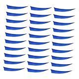 DECOMELODY 30 Stück Schildförmige Truthahn pfeilfedern Pfeilbefiederung Bogenschießen Zubehör für Präzises Schießen und Stabilität bei Zielübungen