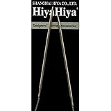 HiyaHiya Rundstricknadeln, 61 cm, Stahl, Größe US 15 (10 mm), HISTCIR24-15
