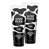 EUTERPFLEGE 2x Pflegecreme, intensive Pflege für trockene Haut, Feuchtigkeitscreme für Hand und Körper, parfümfrei, Allergiker geeignet, 2x 100ml