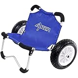 ASCAN SUP-Buggy - ideal für den Transport von SUP-Board, Kanu, Kajak, Surfbrett Board am Strand und Ufer - Zuladung 80kg - 68 x 38 x 36cm - der Wagen kann auch als Sitz verwendet werden. by Ascan