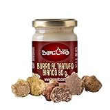 Borgunto® WEISSER TRÜFFELBUTTER 3x80g - mit echtem Marzuolo, Tuber Borchii und Weißem Trüffel • Glutenfrei, ohne Konservierungsstoffe und Farbstoffe