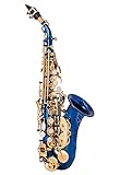 Professionelles Saxophon Messing Golden geschnitzt Ellenbogen Sopransaxophon Saxophon Perle Weiß Muschel Knopf Blasinstrument Messing Saxophon Anfänger Kit