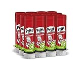 Pritt Klebestift 12 x 22 g, sicherer und zuverlässiger Kinderkleber, Bastelkleber mit starkem Halt für Schule und Büro, 12 Sticks x 22 g