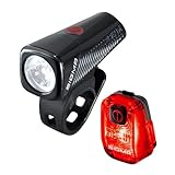 Sigma Buster 100 / Nyte 10 Set | Fahrradlicht-Set mit Vorder- und Rücklicht | USB-C | Frontlicht mit 5 Leuchtmodi | Rücklicht mit 500m Sichtbarkeit | Inkl