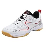 Badmintonschuhe,Volleyballschuhe,Squashschuhe Badminton Schuhe Herren Damen rutschfest Tischtennis Schuhe Herren Bequeme Atmungsaktiv Sportschuhe FüR Badminton Tischtennis