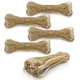 MERSJO 5xFOREVER Young Bone, Funktionaler Kauknochen, Hundeleckerli mit Fasan, Goji-Beeren & Probiotikum – 13,5 cm, 5x70 g – Funktionaler Hundekausnack für Verdauung & Abwehrkräfte, 100% Natur