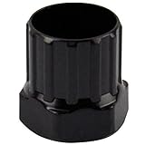 Violiica Für Fahrradkassettenentfernungswerkzeug, 12 Zähne, Freilaufbuchse für Sunrace und für Shimano Freilauf, Karbonstahl, für Fahrradreparaturwerkzeug, für Zuhause und Werkstatt, Schwarz