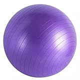 WJIHUYU Workout-Übungsball für Fitness, Yoga, Gleichgewichtsstabilität oder Geburt. Ideal als Yoga-Ballstuhl für das Büro oder als Fitnessgerät für zu Hause. Hochwertiges, rutschfestes Design