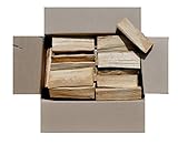 90 kilo Brennholz trocken reine Buche in 25 er Länge !!!+Muster natürliches Anzündholz/Kienspäne