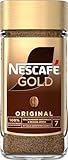 NESCAFÉ GOLD Original, löslicher Bohnenkaffee, Instant-Kaffee aus erlesenen Kaffeebohnen, koffeinhaltig, 1er Pack (1 x 200g)