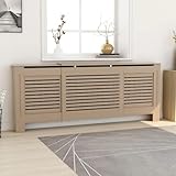 Chaduof MDF Heizkörperverkleidung, Heizung Abdeckung, Radiator Cover, Heizungsabdeckung, Abdeckung Heizung, Heizkörper Verkleidungen, 205 cm