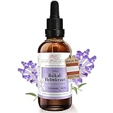 Baikal-Helmkraut Tinktur 50ml | Scutellaria baicalensis Tropfen (1:4 Extrakt) | Höchste Qualität aus Österreich | Veganes Nahrungsergänzungsmittel ohne Zusatzstoffe | Siberisches Helmkraut