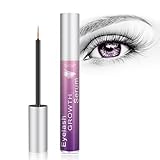 Wimpernserum Ohne Hormone,Wimpernwachstumsserum,Lash Serum,Augenbrauen-Enhancer-Serum und Wimpernserum für längere,dichtere volleres,Wimpern–Pflegende und feuchtigkeitsspendende Formel vegan