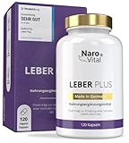 Leber Kur Mariendistel Kapseln hochdosiert - 80% Silymarin, Artischocken, Löwenzahn, Curcuma, Desmodium und Cholin für die Leber Testsieger